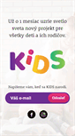 Mobile Screenshot of kids.sk